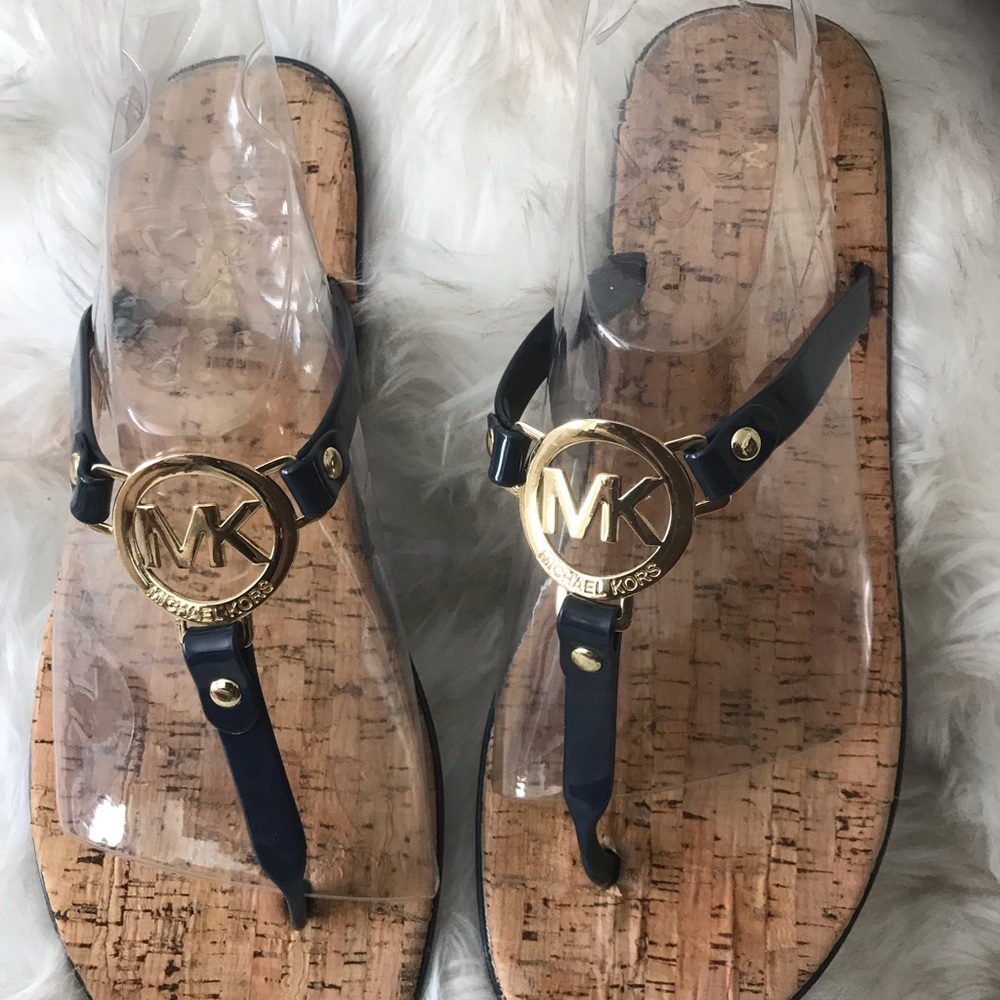 Michael Kors charm jelly sandals